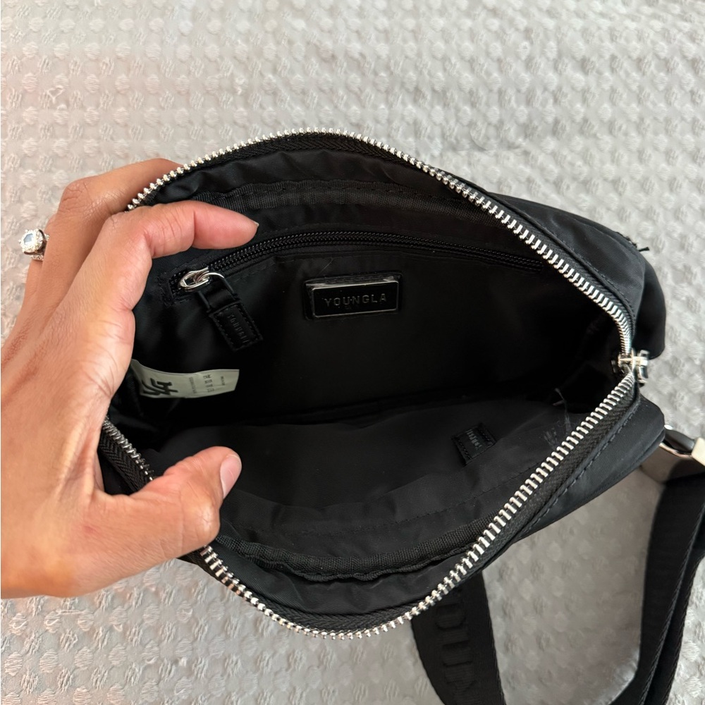 YoungLA Black Nylon Fanny Pack - Picture 11 of 14